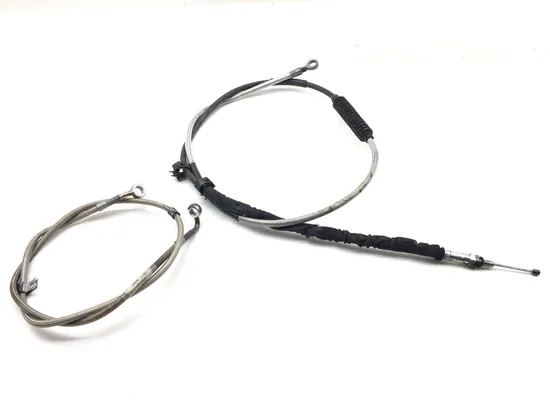 Aftermarket Handle Bars w Cables 2005 Harley Dyna Wide Glide FXDWG 3147 x