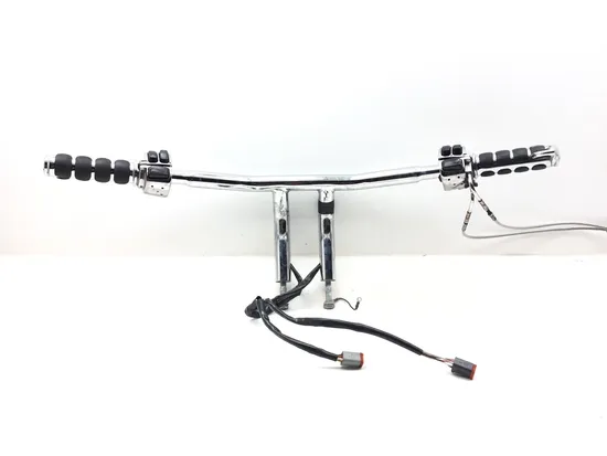 Aftermarket Handle Bars w Cables 2005 Harley Dyna Wide Glide FXDWG 3147 x