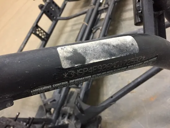 Frame Chassis 2021 Polaris RZR Turbo S 4 3154 x