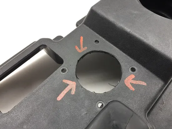 Rear Console 2021 Polaris RZR Turbo S 4 3154 x