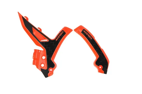 Acerbis Orange Black X Grip Frame Guard Cover