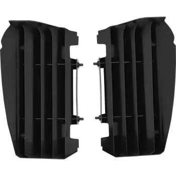 Acerbis Black Radiator Louver Cover Pair