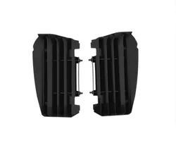 Acerbis Black Radiator Louver Cover Pair
