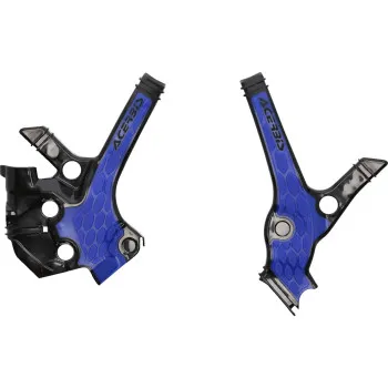 ACERBIS X Grip Frame Guards Black Blue