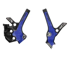 ACERBIS X Grip Frame Guards Black Blue