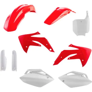 Acerbis Complete Plastic Fender Body Kit Red White