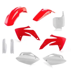 Acerbis Complete Plastic Fender Body Kit Red White