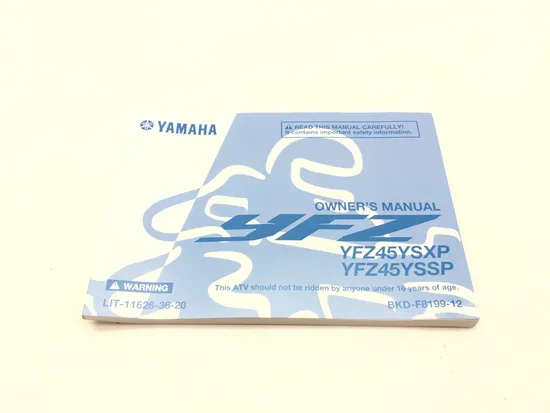 Owners Manual 2020 Yamaha YFZ450R 3088