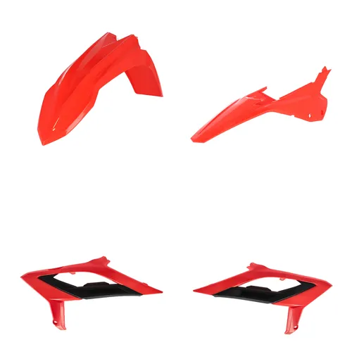 Acerbis Standard Plastic Fender Body Kit Red Black
