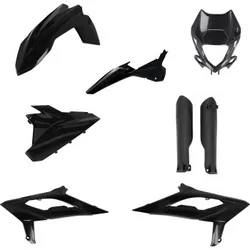 Acerbis Complete Plastic Fender Body Kit Black