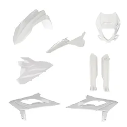 Acerbis Complete Plastic Fender Body Kit White