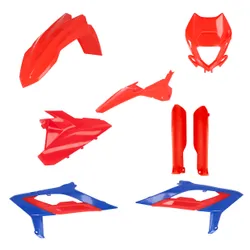 Acerbis Complete Plastic Fender Body Kit Red Blue