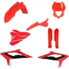 Acerbis Complete Plastic Fender Body Kit Red Black