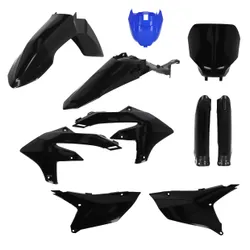 Acerbis Complete Plastic Fender Body Kit Black Blue
