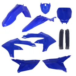 Acerbis Complete Plastic Fender Body Kit Blue Black
