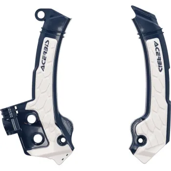 ACERBIS X Grip Frame Guards Blue White