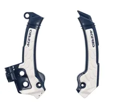 ACERBIS X Grip Frame Guards Blue White