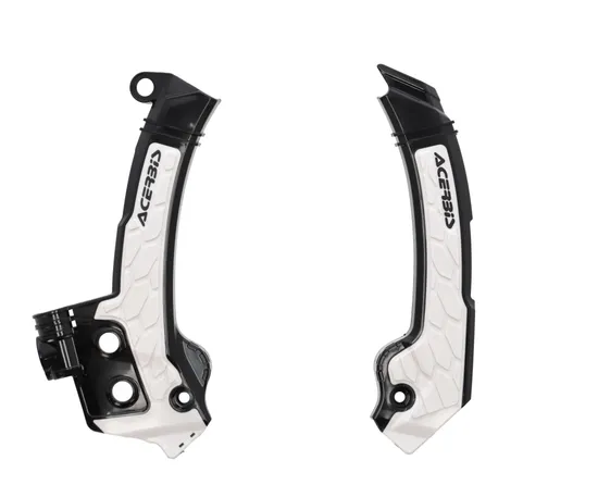 ACERBIS X Grip Frame Guards Black White
