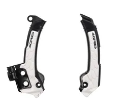 ACERBIS X Grip Frame Guards Black White