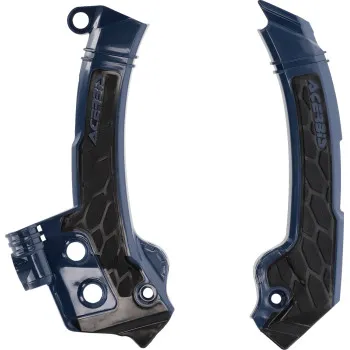 ACERBIS X Grip Frame Guards Blue Black