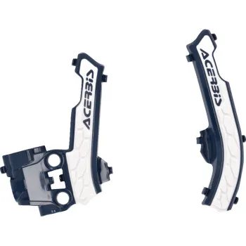ACERBIS X Grip Frame Guards Blue White