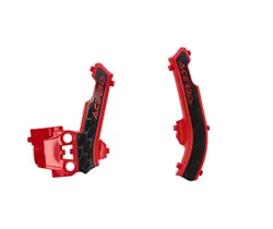 ACERBIS X Grip Frame Guards Red Black