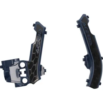 ACERBIS X Grip Frame Guards Blue Black