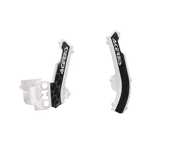 ACERBIS X Grip Frame Guards White Black