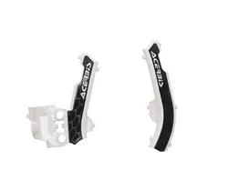 ACERBIS X Grip Frame Guards White Black