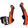ACERBIS X Grip Frame Guards Black Orange