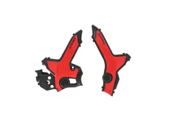 ACERBIS X Grip Frame Guards Black Red