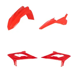 Acerbis Standard Plastic Fender Body Kit Red