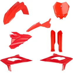 Acerbis Complete Plastic Fender Body Kit Red