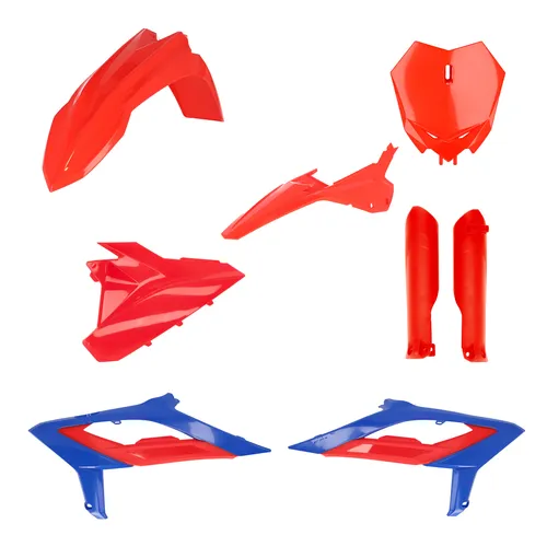 Acerbis Complete Plastic Fender Body Kit Red Blue