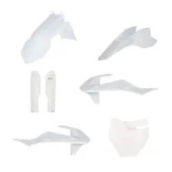 Acerbis White Full Replacement Plastic Body Kit