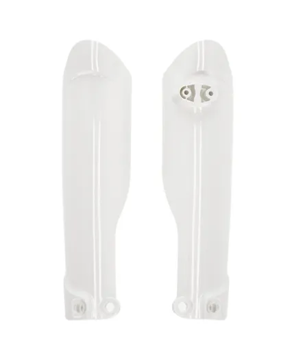 Acerbis White Lower Fork Cover Protector Guard Set 2