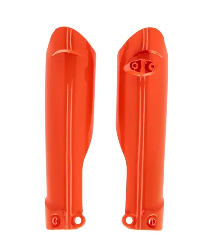 Acerbis Orange Lower Fork Cover Protector Guard Set 2