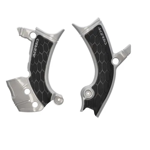 ACERBIS X Grip Frame Guards Silver Black