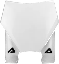 Acerbis White Front Number Plate