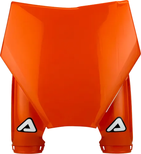 Acerbis Orange Front Number Plate