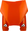 Acerbis Orange Front Number Plate