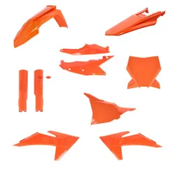 Acerbis Plastic Fender Body Kit Orange