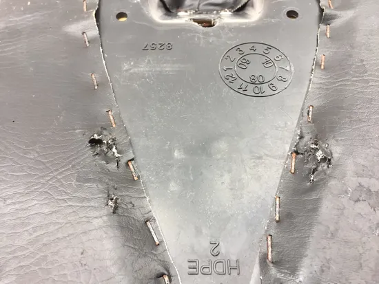 Front Seat Rider Driver Pad Cushion 2005 Harley Sportster 1200 XL1200C 3167 x