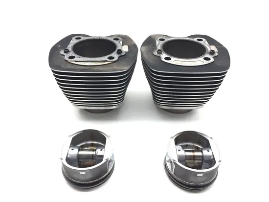 Front Rear Cylinder Jugs w Pistons 2004 Harley Electra Glide Ultra EFI 3164 x