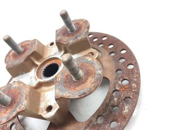 Front Wheel Hub with Rotor A 2009 Kawasaki Brute Force 650 KVF650F 4x4i 3082
