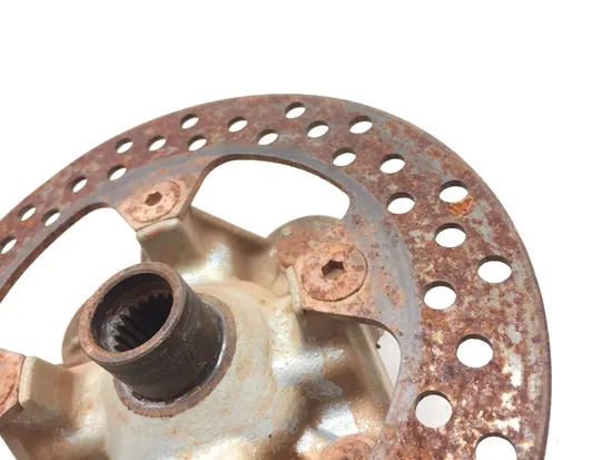 Front Wheel Hub with Rotor B 2009 Kawasaki Brute Force 650 KVF650F 4x4i 3082