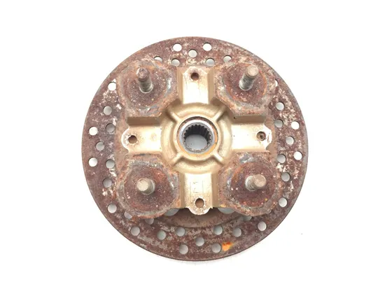 Front Wheel Hub with Rotor B 2009 Kawasaki Brute Force 650 KVF650F 4x4i 3082