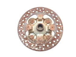 Front Wheel Hub with Rotor B 2009 Kawasaki Brute Force 650 KVF650F 4x4i 3082