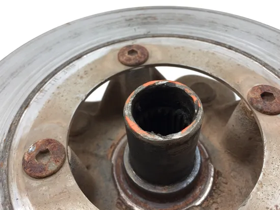 Front Wheel Hub with Rotor A 2005 Suzuki Eiger 400 LTA400F 4x4 Auto 3175 x