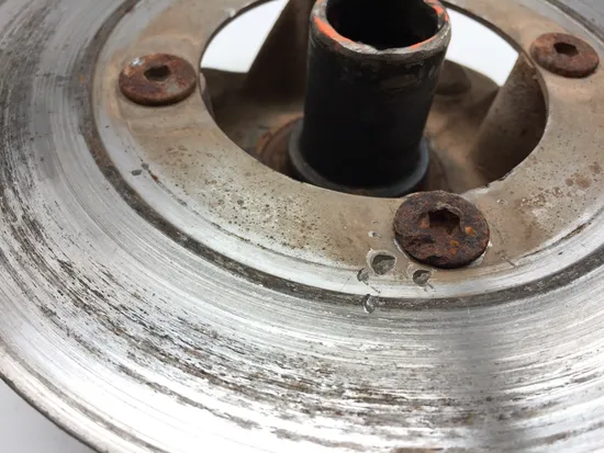 Front Wheel Hub with Rotor A 2005 Suzuki Eiger 400 LTA400F 4x4 Auto 3175 x